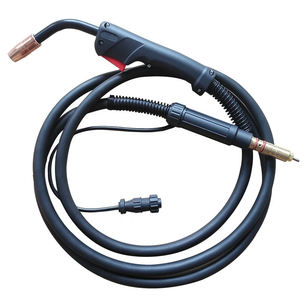 HUARUI Gas Cooled CO2 MIG Gun MIG Welding Torch With ML Connector 100Amp American Type M100 Welding Gun