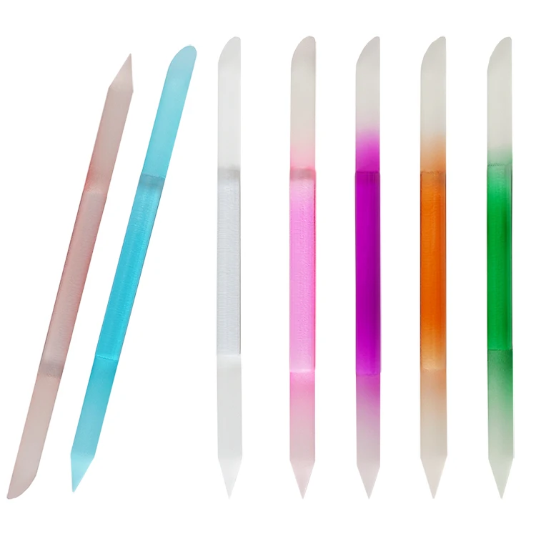 Заводская цена, файлы для ногтей, кристаллическая стеклянная пилка для ногтей, Пользовательский логотип, мини-пилка для ногтей