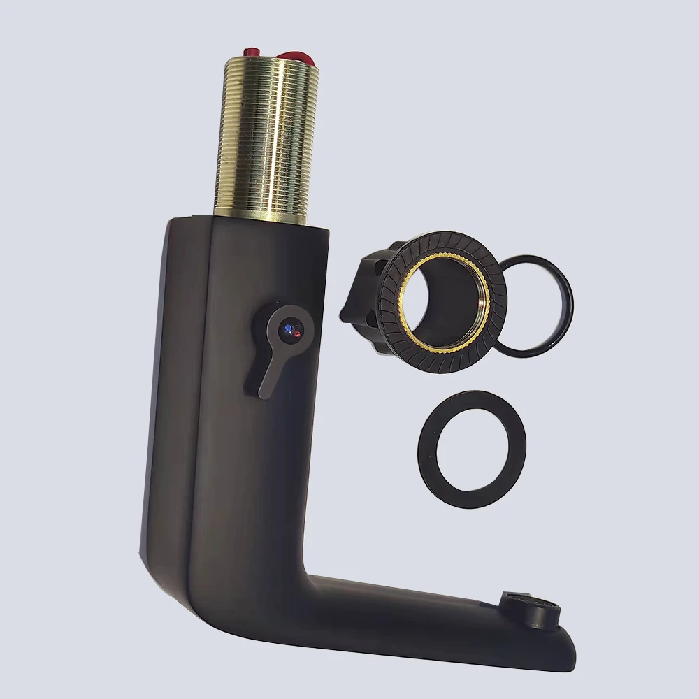 Negro black automatic basin faucet smart taps body full brass copper mixer water cold & hot ac 220 voltage and battery power 6