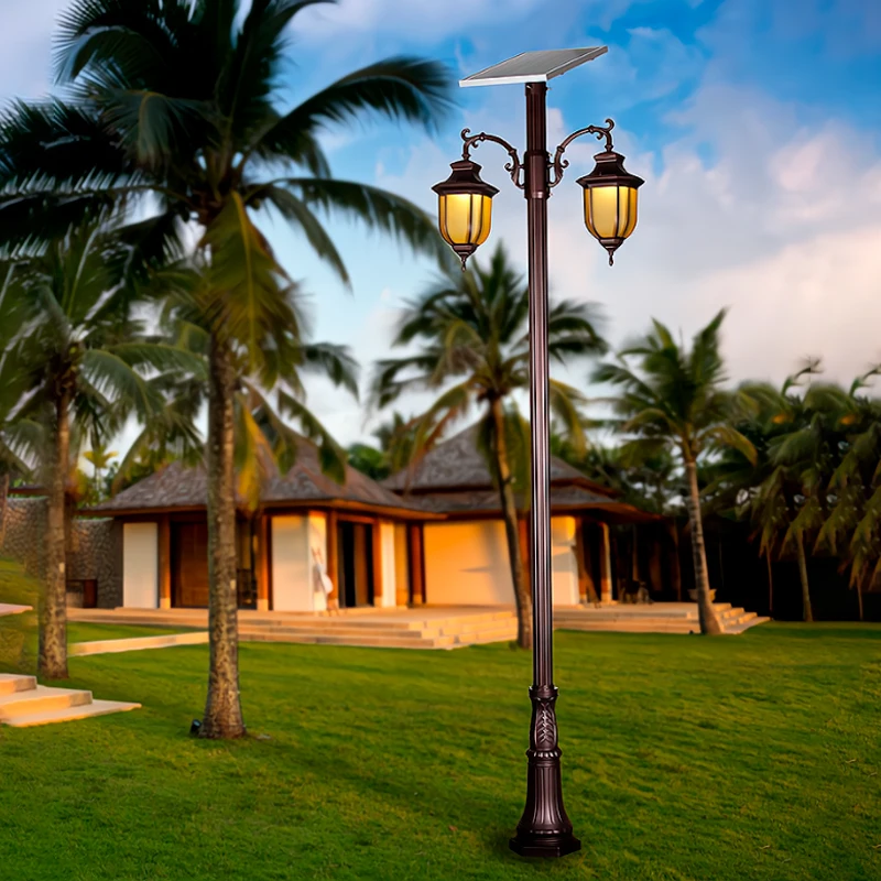 DAWN custom outdoor landscape garden lights 3m 4m 5m hot dip galvanized material aluminum light pole