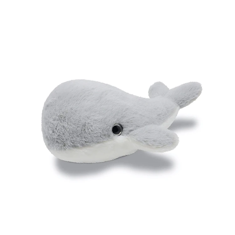 Handmade Custom Plush Whale Toy for Children Cute Soft Stuffed Sea Animals Comforter Feature  Factory Wholesale