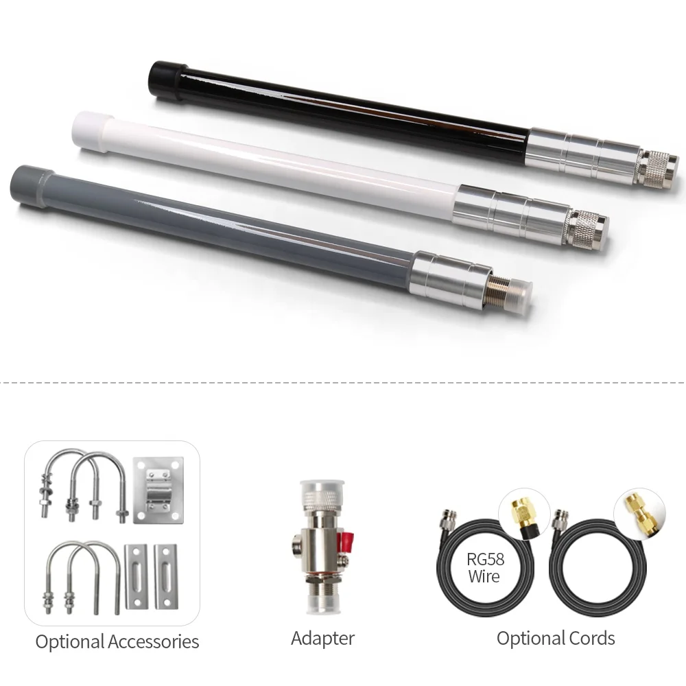 Professional Fiberglass Helium Lora 915 MHz 2dBi 4 dBi 6 dBi 8dBi 10 dBi LoRa Antenna