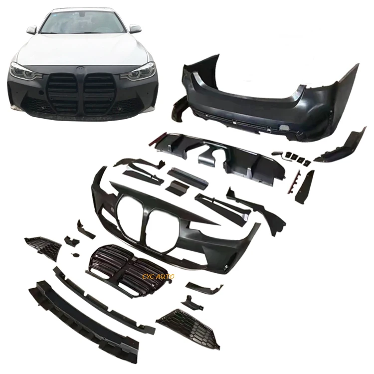 3 серии F30 bodykit для BMW G82 M4 бампер с выхлопной решеткой Комплект кузова автомобильного