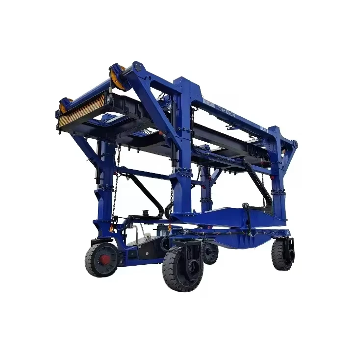 Hook Lift Container Straddle Carrier Low Lifting Wheel Crane Rubber Tyre Container Gantry Cranes Straddle Carrier