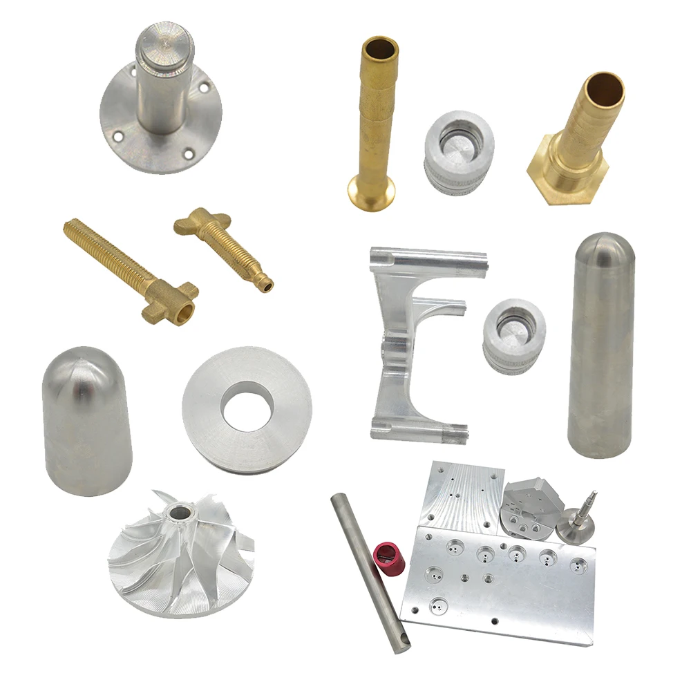 Custom CNC Machining Aluminum Die Casting Zinc Brass Alloy Impeller Shell