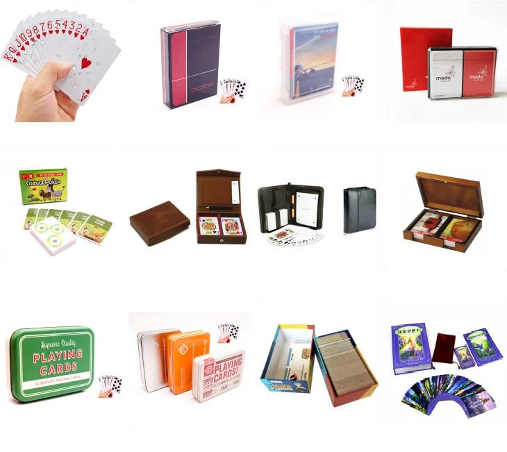 box custom 300 gsm paper cards playing card printing