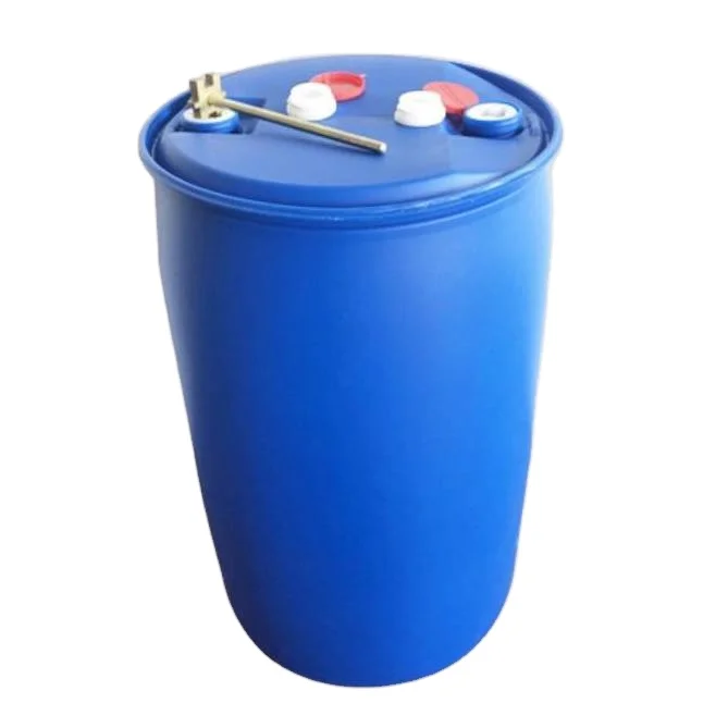 HDPE Chemical and Food Industry Chemical Storage Container closed head 50 gallon drum blue plastic drum 200L