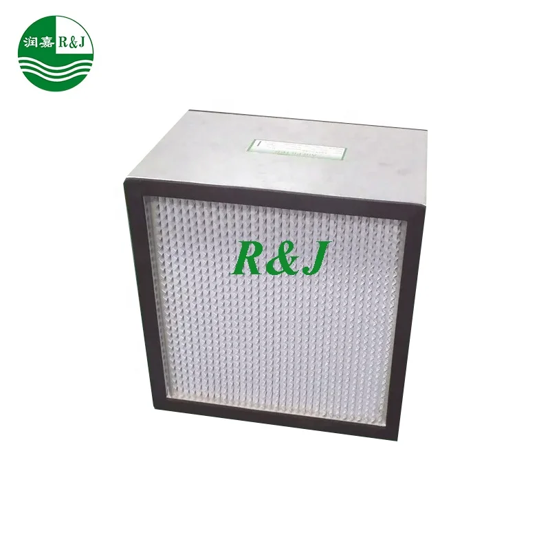 Clean-Link H14 panel mini pleated filter hepa filter for air conditioner filters