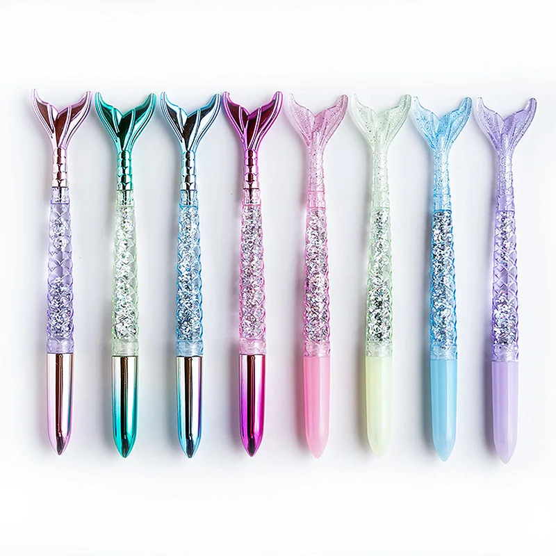creative lovely Office Stationery Gift Pen Rainbow Color Body Cartoon Mermaid gel Pen For Kids