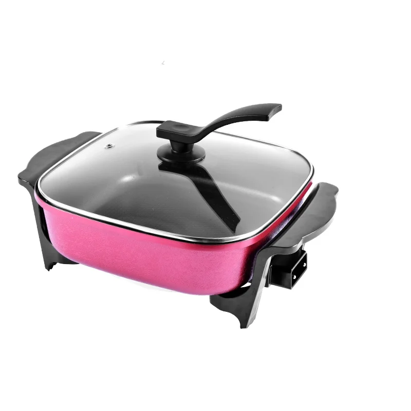 Многофункциональный Электрический бездымный гриль и горячий горшок с антипригарным покрытием электрический