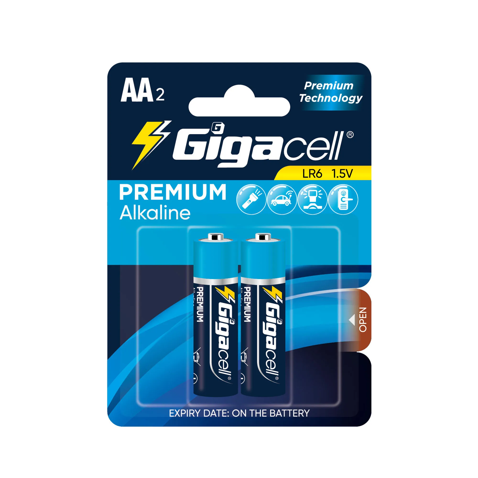 1.5V LR6 battery size AA alkaline battery