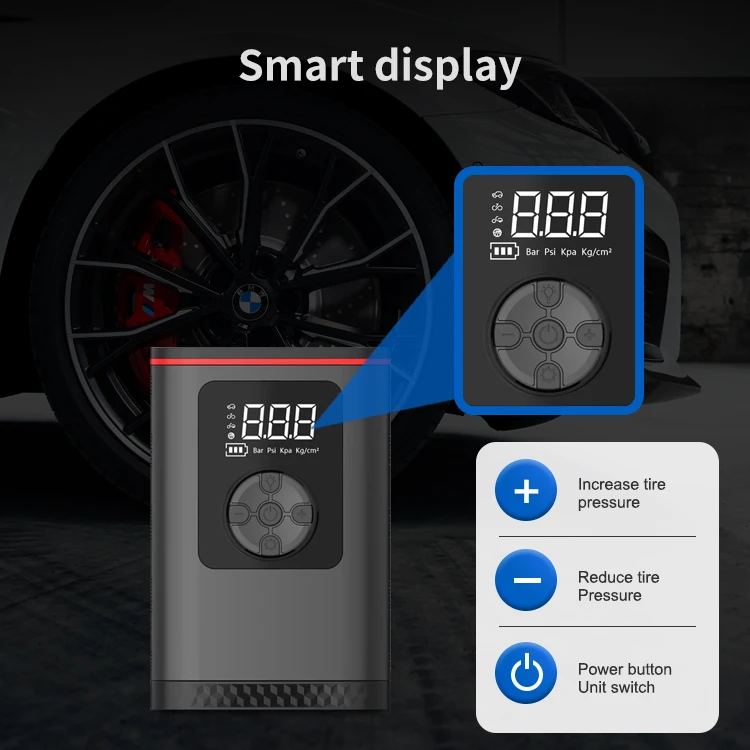 cordless tire  pump  motorcycles Digital Automatic Tire pump  Portable Mini Cordless Air Pump Car Air Compressor for Car