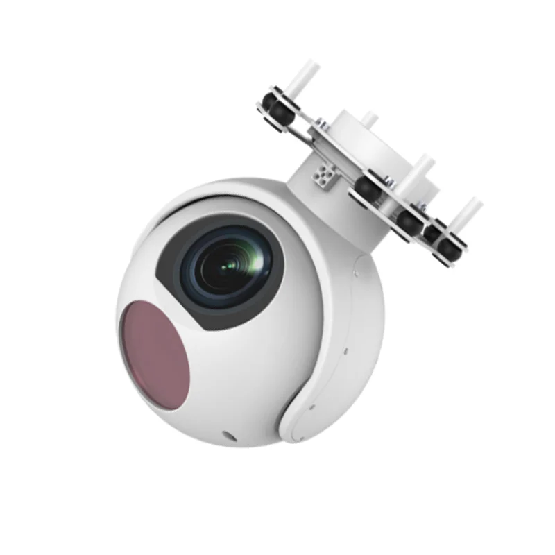 Adjustable Three Axis Three Light View Target Positioning Thermal Imaging Drone Gimbal Camera Pod Uav Camara