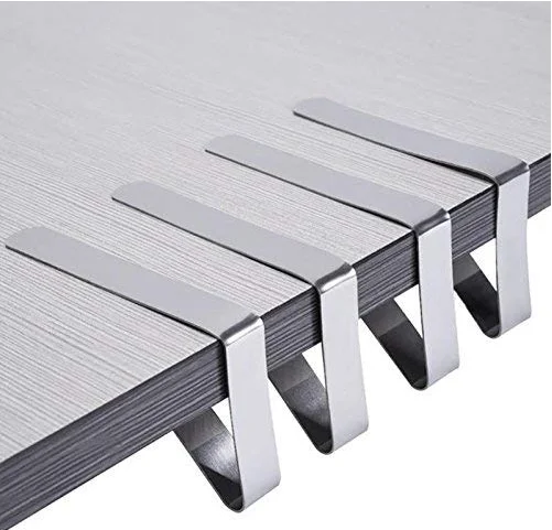 
Picnic wedding parties home tablecloth clips stainless steel/metal tablecloth holder 