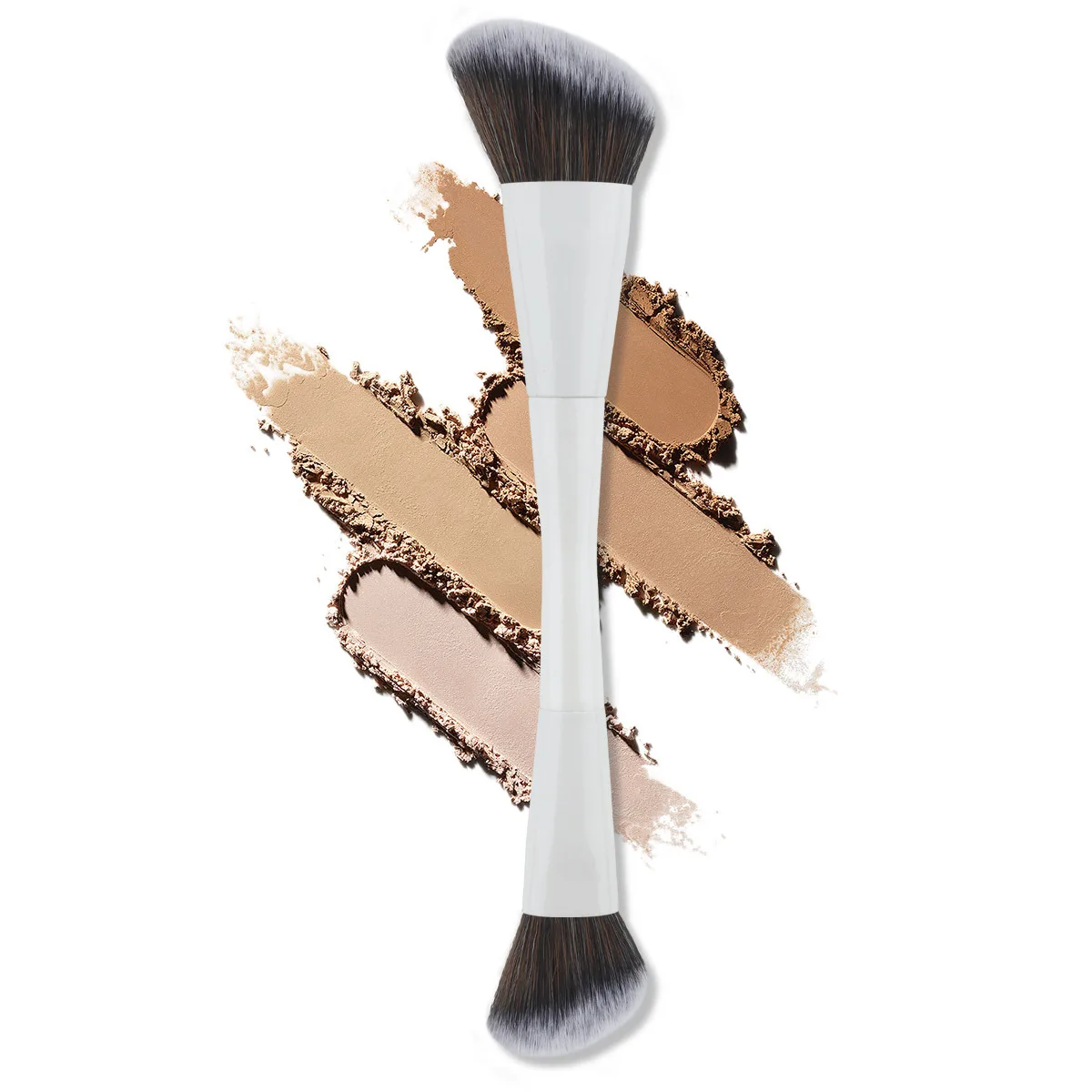 Двухсторонняя Косметическая кисть HMU Kabuki средний консилер и небольшая контурная двухсторонняя Кисть для макияжа лица