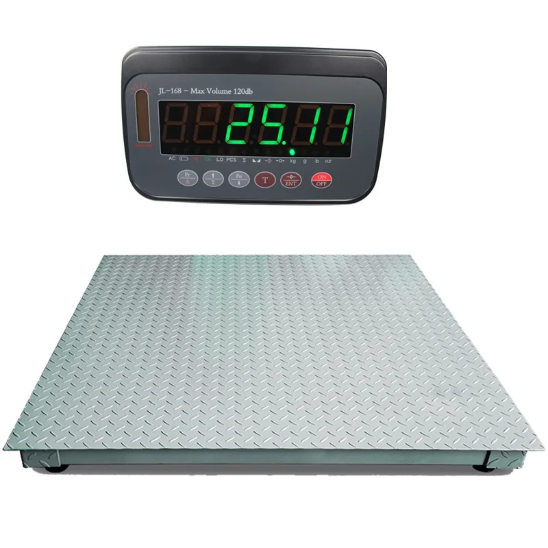 5 ton Industrial Platform Weight Scale China 5mm/6mm platform plate big digit Indicator