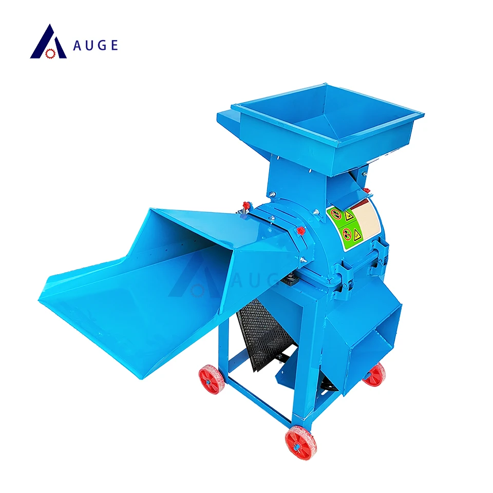 grass crusher straw crusher feed hammer mill mini electric grass cutter agriculture grass hammer mill for animal feed