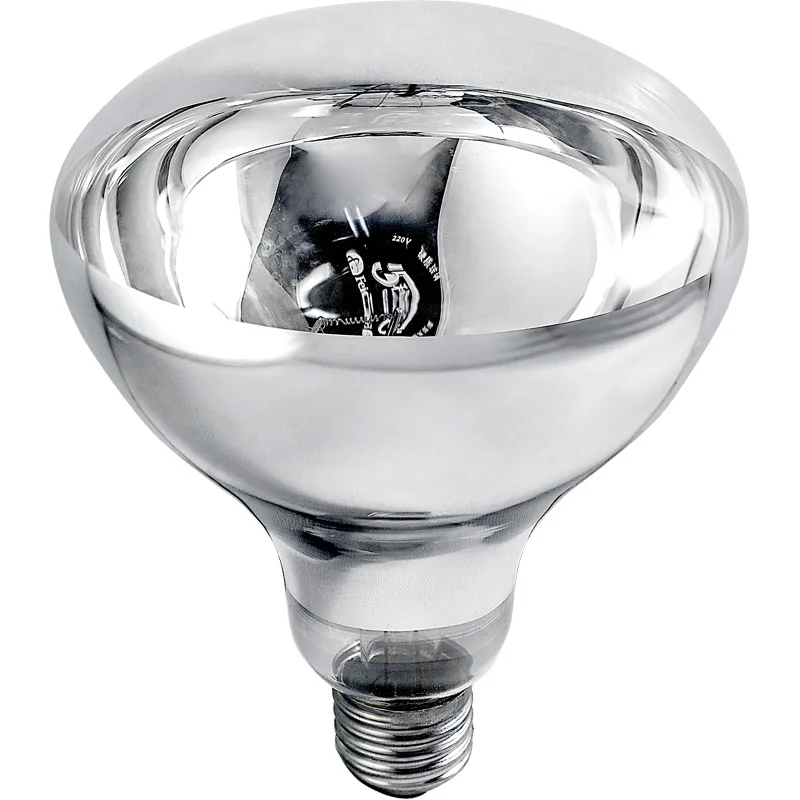 Low Prices Red Infrared Lamp R125 150W 175W 200W 250W Animal Chicken Pig Pet Therapy Infrared Heating Bulb  Infrared light bulb