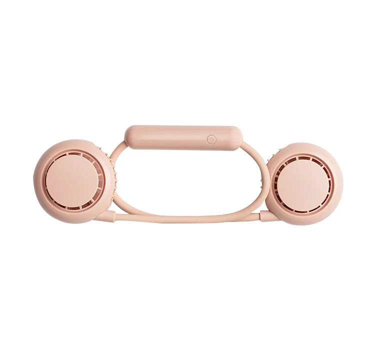 Mini Air Cooling Fan Portable USB Rechargeable Neck Fan