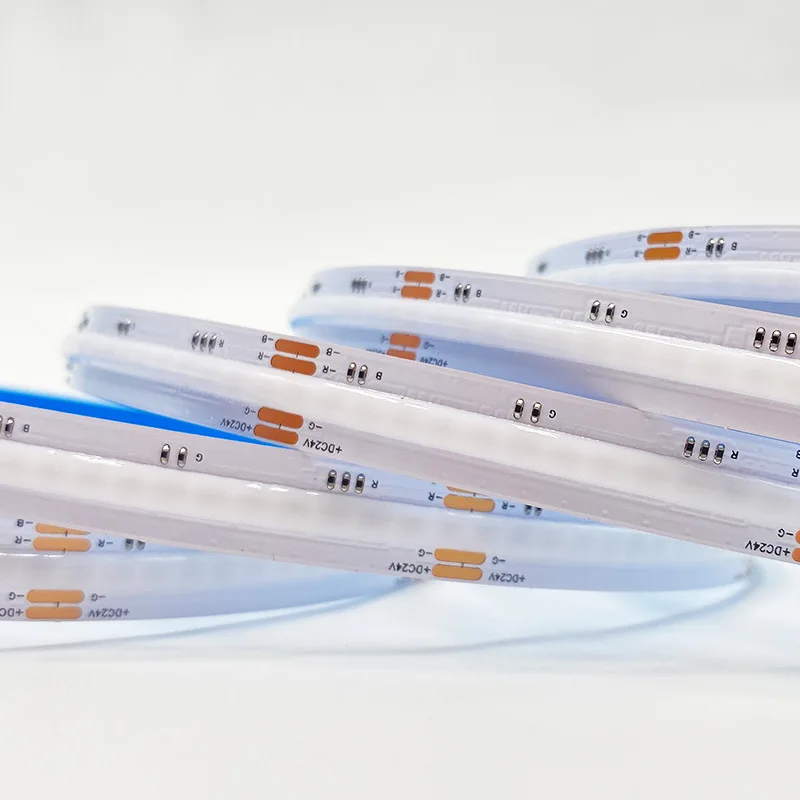 5M Premium True Color High Lumen 1100lm/m RGB RGBW RGBCCT Wifi&BT Zigbee control DC24V IP65 IP67 840D COB LED Strip Lights