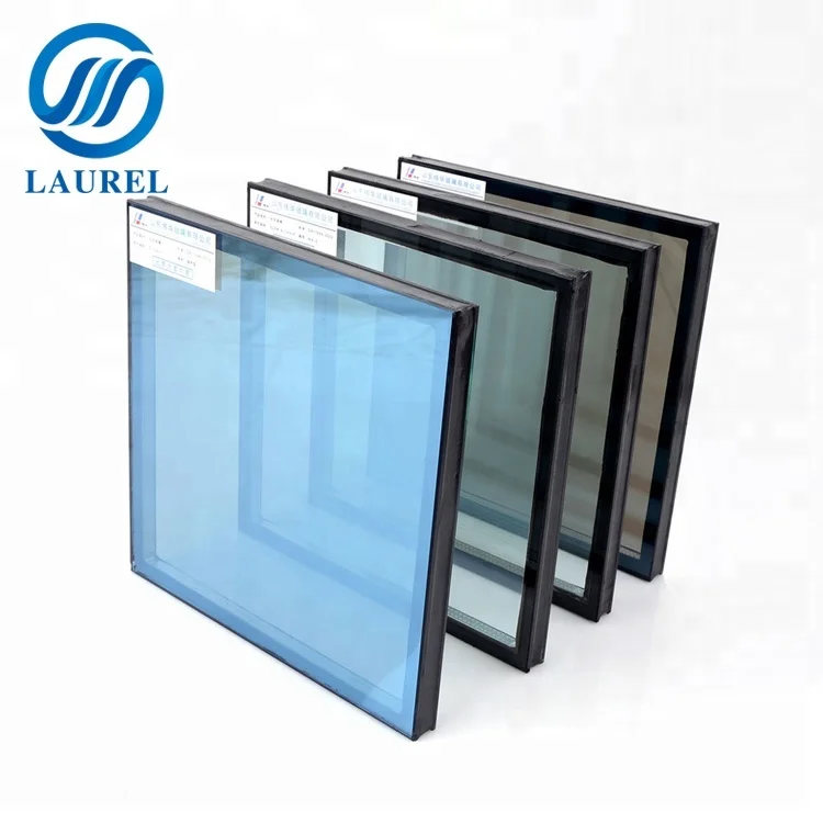 Double Single 5mm 12A 5mm silver lowe coating tempered insulated glass unit
