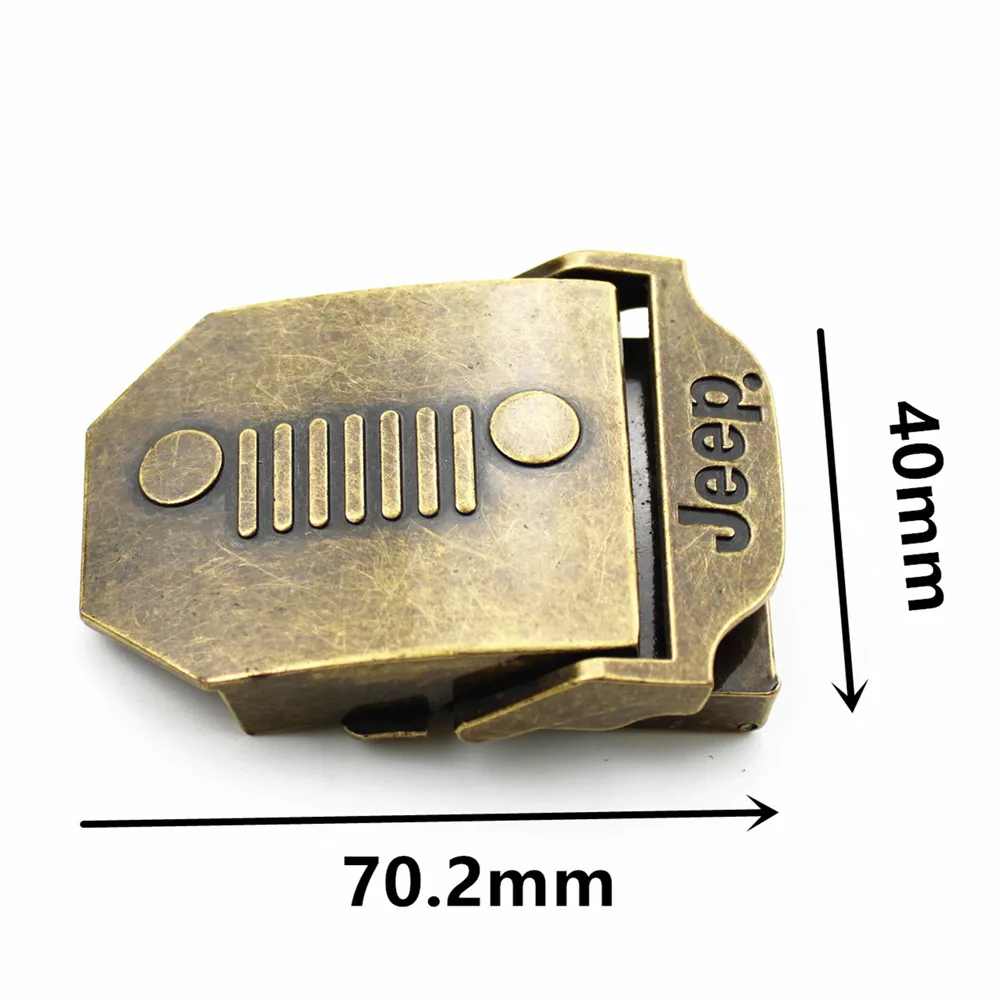 Custom Fashion Antique Men Smooth Metal Canvas Belt Buckle