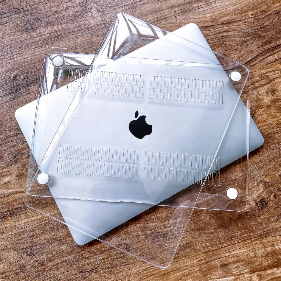 Чехол для ноутбука Apple Macbook M1, чип Air Pro Retina 11 12 13 15 16 дюймов, кристально чистый жесткий чехол 2020 дюйма, Touch Bar ID Pro 13 A2338