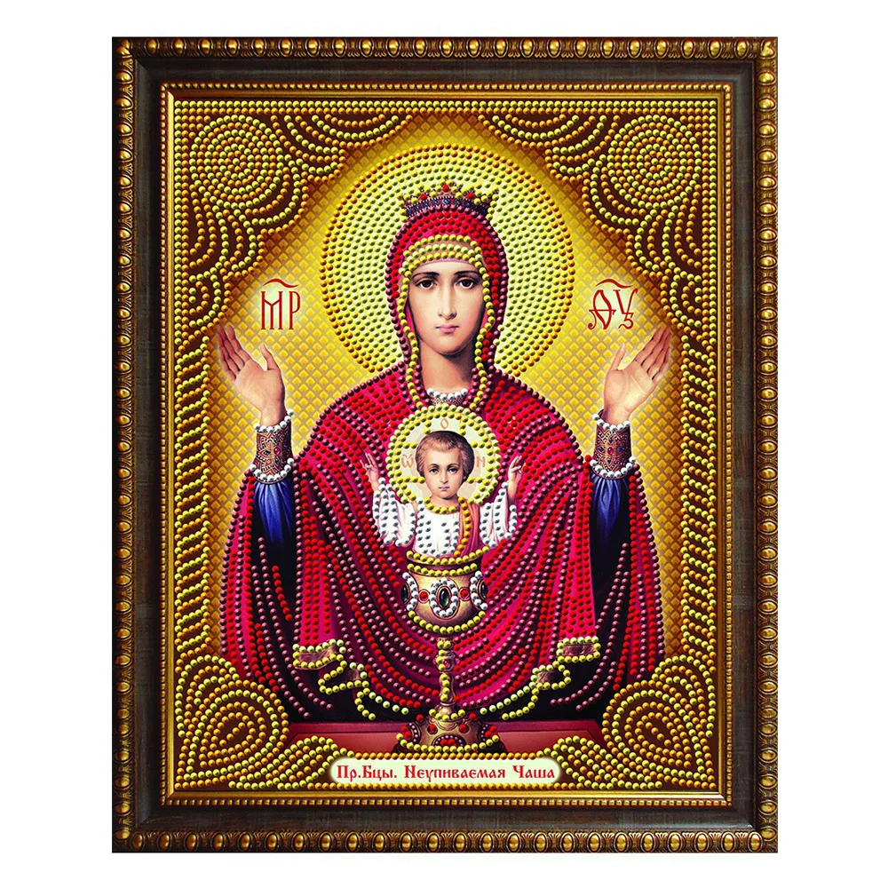 Алмазная вышивка с иконами Ever shine, мозаика из страз, картина на религиозную тему 5D, полноразмерная вышивка крестиком