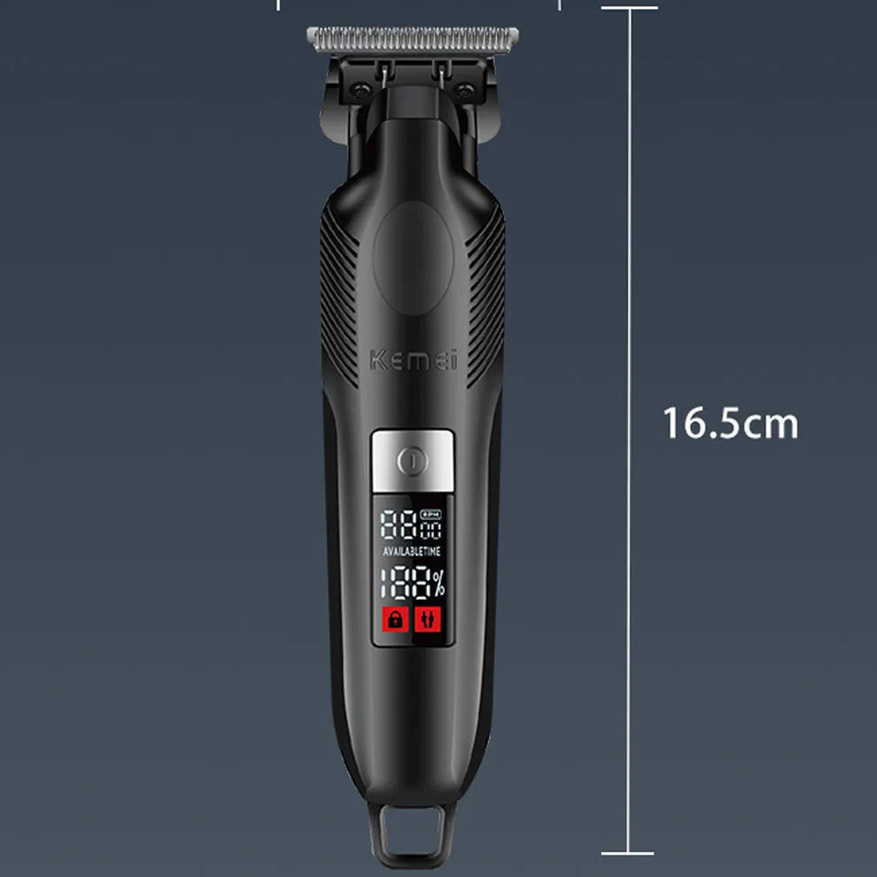 Professional Hair Cutter Machine Trimmer Ceramic Cutter KEMEI Km-2284 Head Usb Rechargeable Hair trimmers