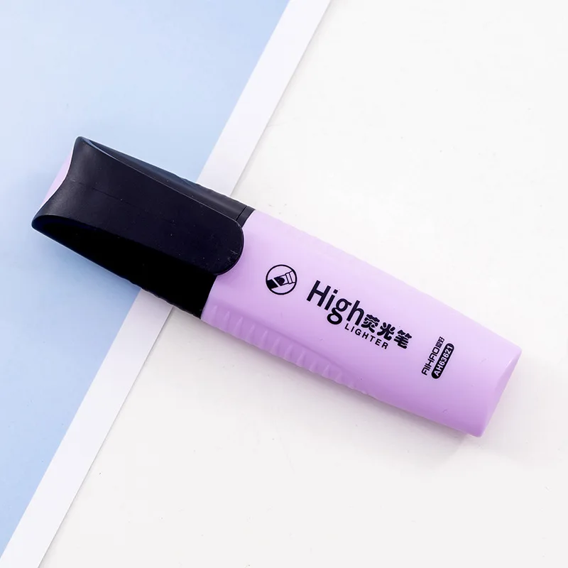 
Macaron color highlighter color marker graffiti highlighter for students schools stationery gifts 