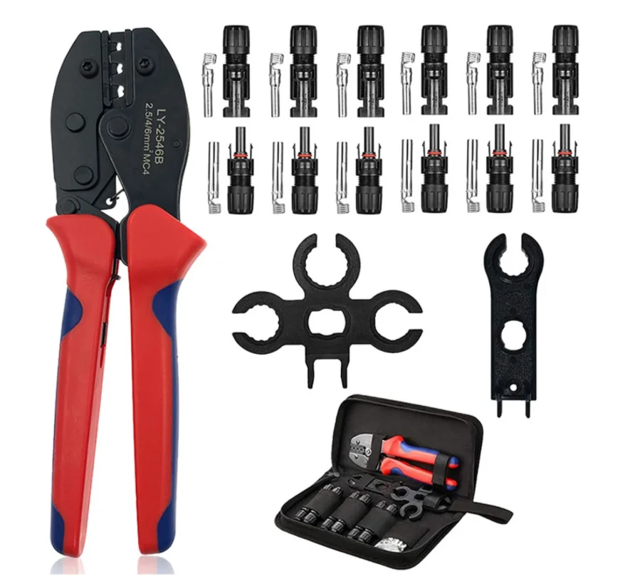 Mc-4 обжимные инструменты на солнечных батареях для 2 5/4/6.0 мм панели PV кабель наружного