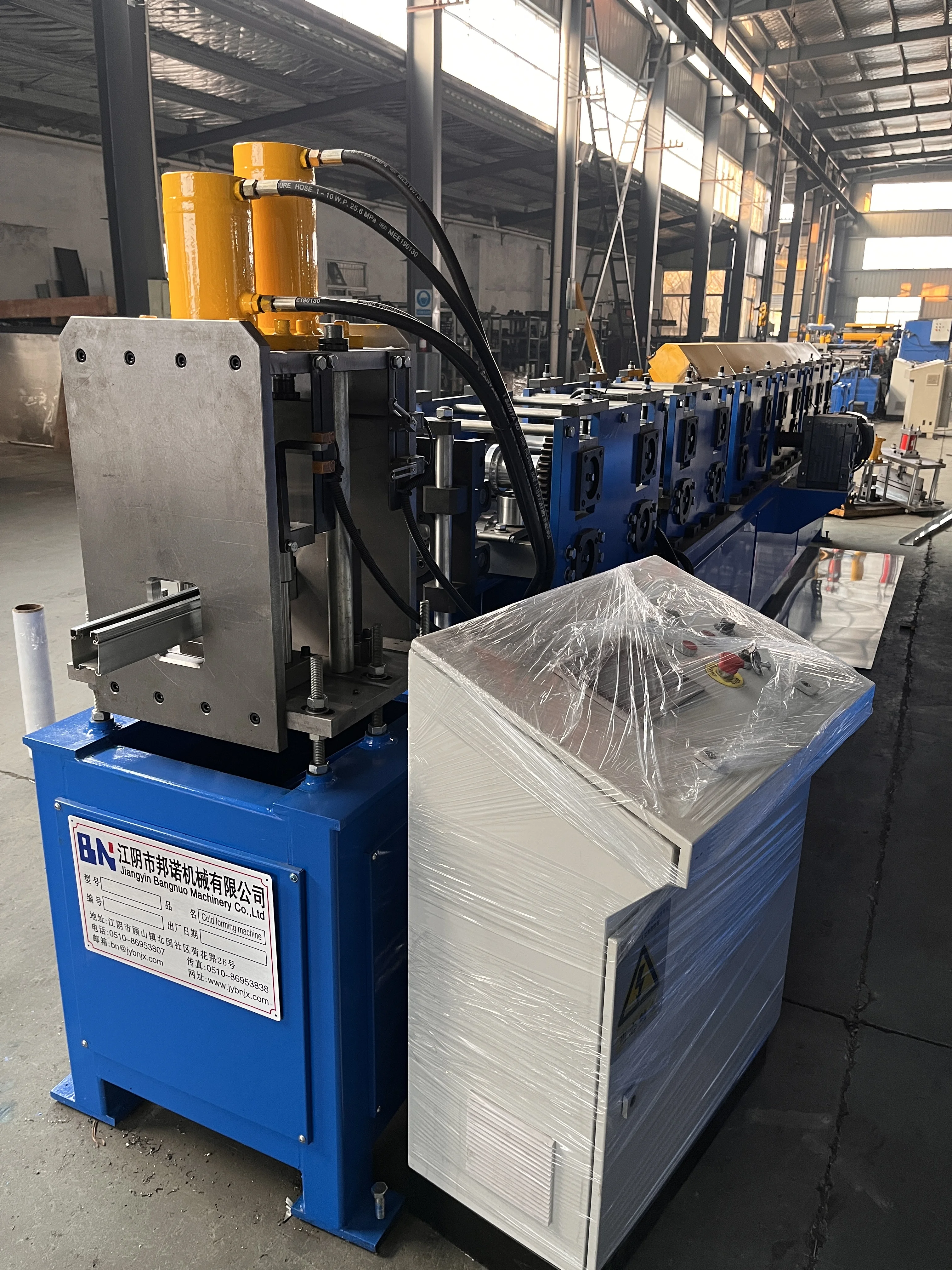 BN ODM High Speed Shutter Door Guide Rail Machine Guide Rail For Shutter Door Machine