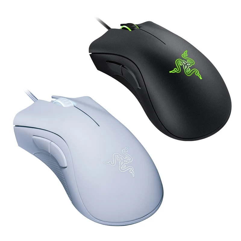 In stock 6400DPI Optical Sensor Razer DeathAdder Essential Wired Gaming Mouse Mice ergonomic design For Laptop PC Gamer