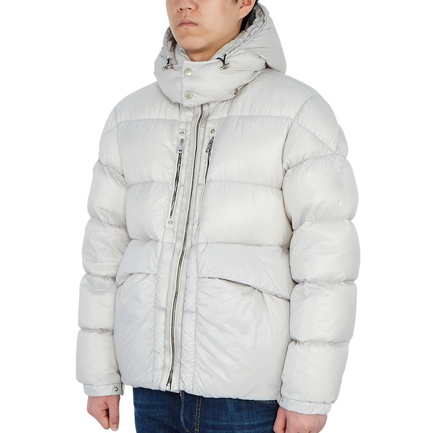 2022 wholesale  new custom puffer jacket black bubble coats for men oversized winter coat for men