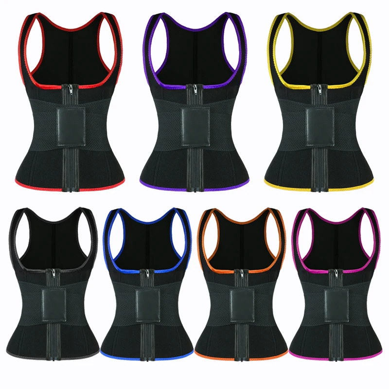 Спортивный тренажер для тела NANBIN, Женская термомодная жилетка для талии с логотипом