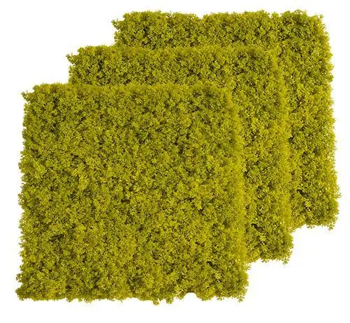 Настенный пластиковый фон Hourpark с защитой от УФ-лучей для украшения сада, ограждения, бокса, Моха, искусственных растений