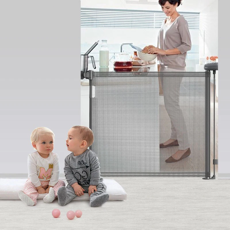 Retractable Baby Gates,Extra Wide Mesh Baby Gate Indoor Outdoor Safety Gate for Baby and Dog Gate,Stair Gate for Outdoor