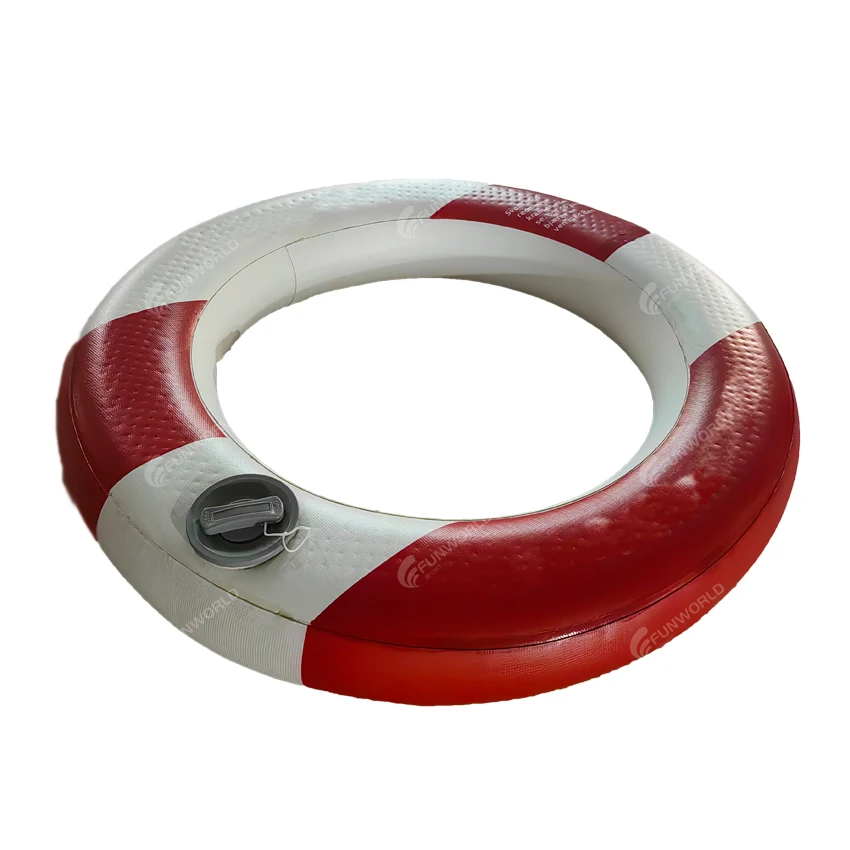 Hot Sale DWF Inflatable Life Ring Blow up Rescue Buoy for Swimming Pool and Life Saving