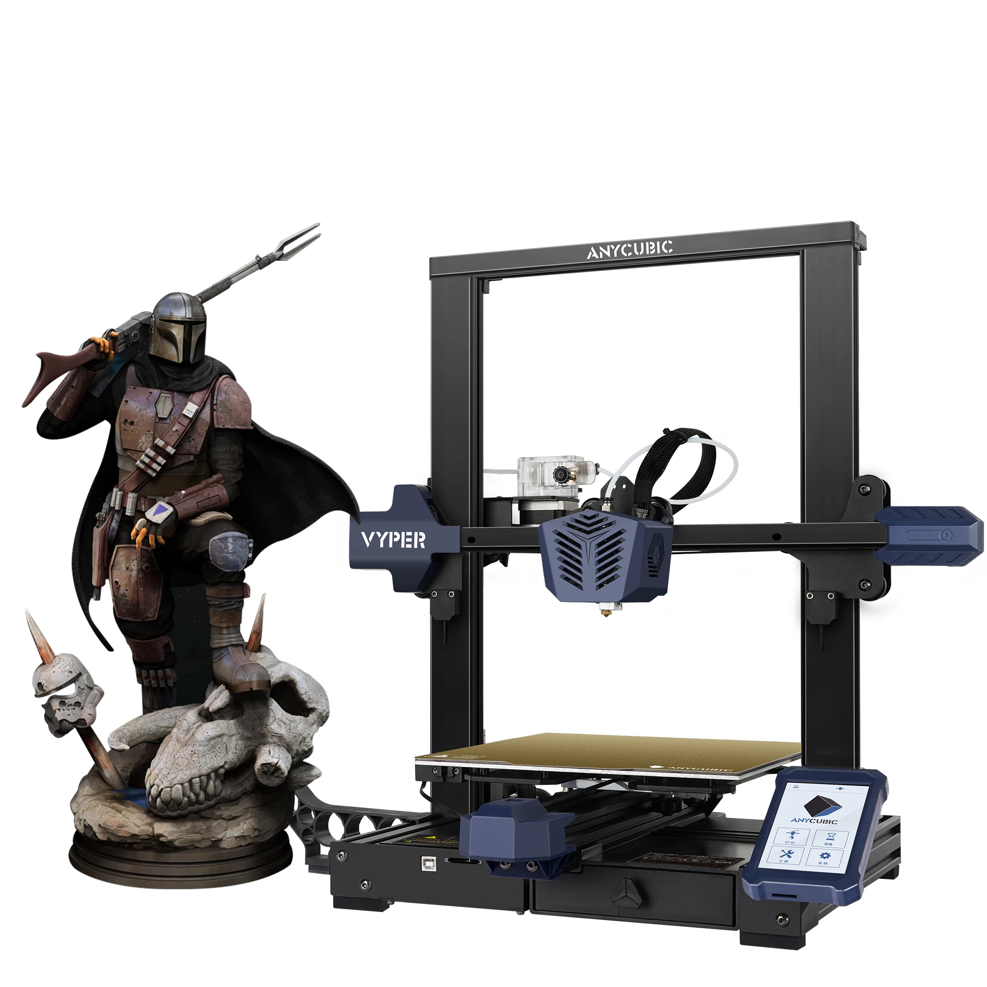  ANYCUBIC Vyper автоматическая выравнивание роскошная платформа золотого цвета FDM 3D-принтер