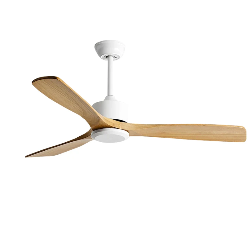 Best Price High Quality 52 inch 3 Wood Baldes Ceiling Fan with LED Light & Remote Control