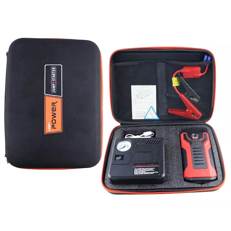 Factory Strength Manufacturing Emergency Tool Case Car Battery Jump Starter High Capacity 29800mAh