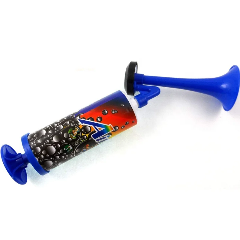 Plastic Pump Trumpet Toy Air Horn for Sport Warning Cheering