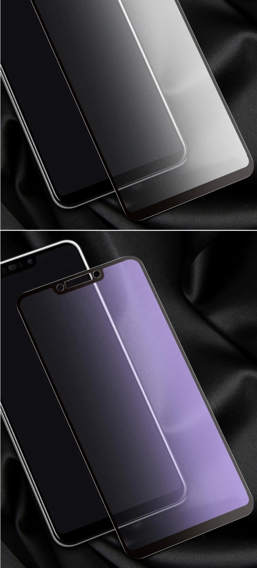3 pack 9H Full coverage  Tempered Glass for iphone 13 pro max  Ag Anti Blue Light Screen protector