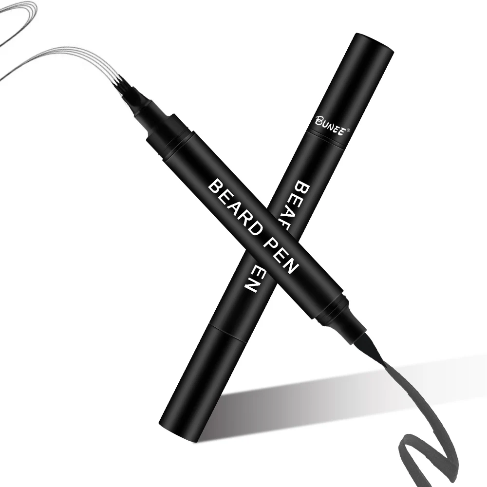 Innovative 4 Tip Micro Barber Home Use Beard Styling Beard Filler Pen For Men