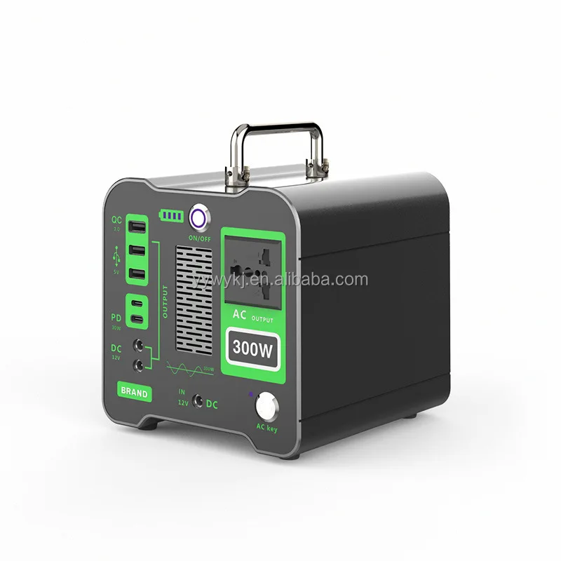 Silent Portable LiFePo4 300w 86400mAh Solar Generator ALL IN ONE Dc Power Station