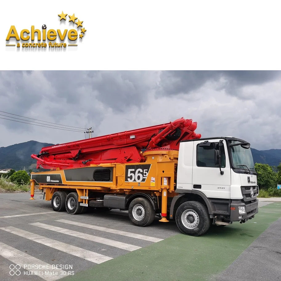 PUTZMEISTER M56-5 BENZ Euro4 Truck Pump Used Concrete Pump Refurbished