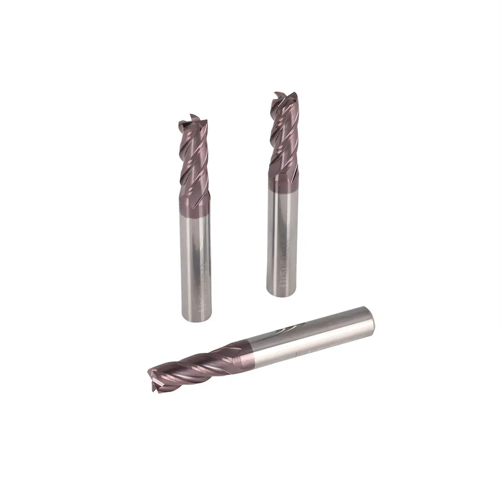 Customized Milling Cutter Solid Carbide CNC Tools Ball Nose End Mill Carbide End Mills HRC55