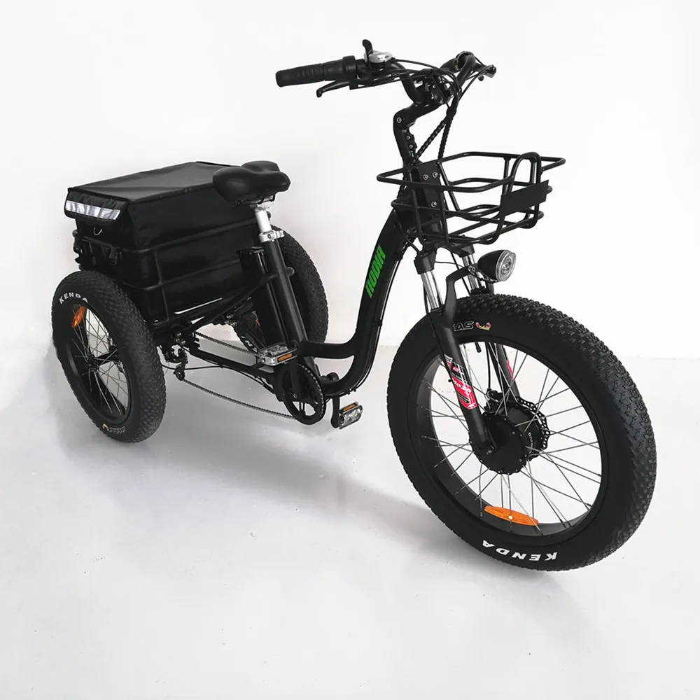 Электрический трехколесный велосипед Greenpedel Bafang 20 дюймов 48 В 500 Вт 750 литиевая батарея> 60 км