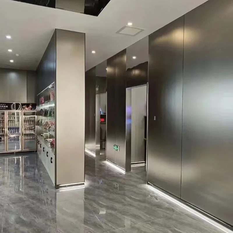 Charchoal Sheet Metal Board Wall Panel Bamboo Charcoal Wood Veneer