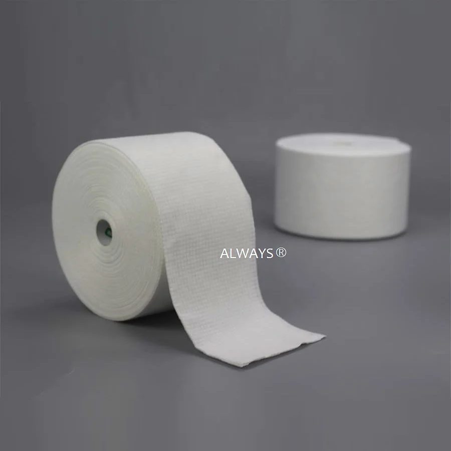 Soft Facial Cotton Tissue Disposable Dry Wet Cleaning Makeup Remover Towel Roll-type Disposable Face Towels